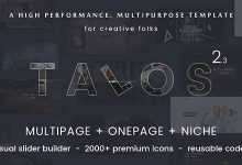 Photo of [Download-S2] Talos v2.3 - Creative Multipurpose HTML Template