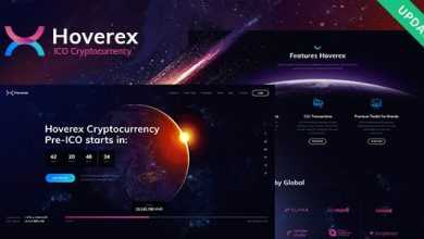 Photo of [Download-S2] Hoverex v1.3.3 - Cryptocurrency & ICO WordPress Theme + Spanish