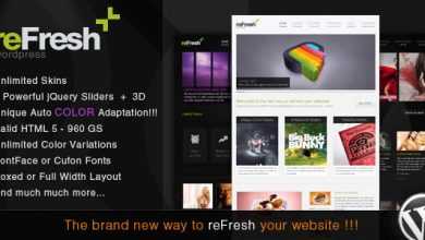 Photo of [Download-S2] reFresh - Powerful Clean & Elegant WordPress Theme