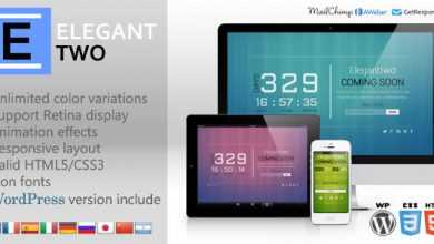 Photo of [Download-S2] ElegantTwo - Themeforest Animation Responsive Coming Soon Page