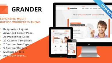 Photo of [Download-S2] GRANDER – Themeforest Responsive Multipurpose WordPress Theme