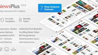 Photo of [Download-S2] NewsPlus v3.1.4 - News and Magazine WordPress theme
