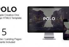 Photo of [Download-S2] POLO - Creativemarket One Page Parallax Template