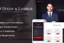 Photo of [Download-S2] Dixon & Lamber v1.1 - Law Firm WordPress Theme