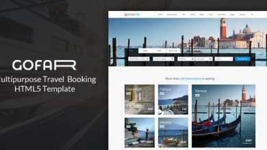 Photo of [Download-S2] Gofar - Multipurpose Travel Booking Template