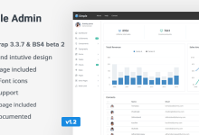 Photo of [Download-S2] SimpleAdmin v1.2 - Responsive Bootstrap 4 Admin Template