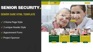Photo of [Download-S2] Senior Security - Senior Care HTML Template