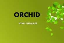 Photo of [Download-S2] Orchid - HTML Template