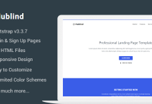 Photo of [Download-S2] Hublind - Responsive Landing Page Template