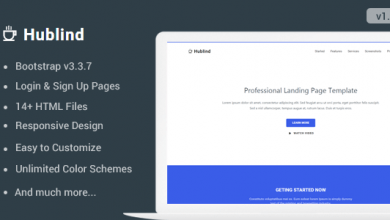 Photo of [Download-S2] Hublind - Responsive Landing Page Template