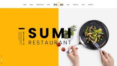 Photo of [Download-S2] Sumi v1.1 - Restaurant HTML Template