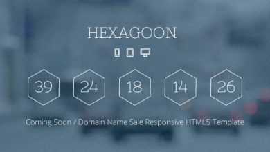 Photo of [Download-S2] Hexagoon - Coming Soon / Domain Name Sale Template