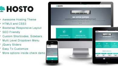 Photo of [Download-S2] Hosto – Themeforest Bootstrap Responsive HTML Template