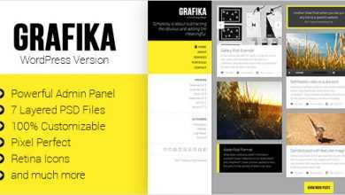 Photo of [Download-S2] Grafika v1.2 - Full Screen Portfolio and Blog Theme