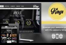 Photo of [Download-S2] Kings – One Page HTML5 Portfolio Template