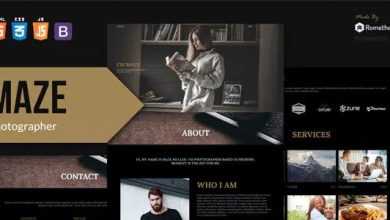Photo of [Download-S2] MAZE - Photography Portfolio HTML Template