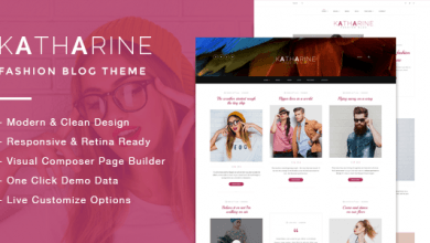 Photo of [Download-S2] Katharine v1.4 - Modern Fashion Blog Theme