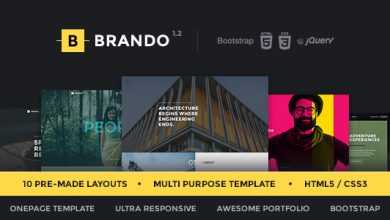 Photo of [Download-S2] Brando Responsive & Multipurpose OnePage Template