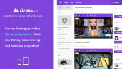 Photo of [Download-S2] Aruna - Themeforest Retina Content Sharing, Gag, Meme Theme