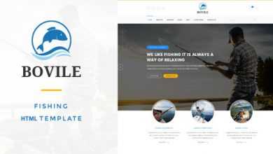 Photo of [Download-S2] Bovile - Fishing HTML Template