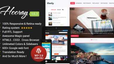 Photo of [Download-S2] Hooray v1.6.3 - Themeforest Premium Wordpress Blog Theme