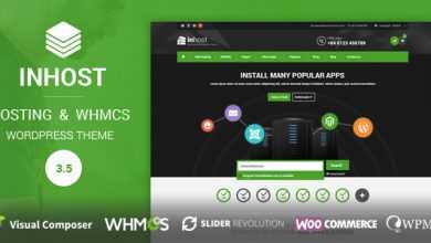 Photo of [Download-S2] InHost v3.5.2 - Hosting, WHMCS WordPress Theme