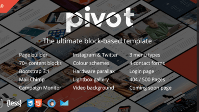 Photo of [Download-S2] Pivot v2.0.3 - Multi-Purpose HTML with Page Builder