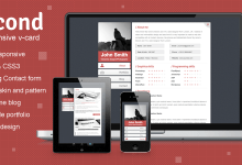 Photo of [Download-S2] Second Responsive V-card Template - Updated