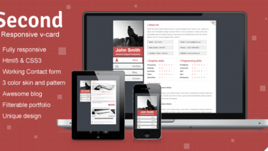 Photo of [Download-S2] Second Responsive V-card Template - Updated