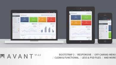 Photo of [Download-S2] Avant - Clean and Responsive Bootstrap 3.1 Admin