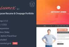 Photo of [Download-S2] ResumeX v5.1 - Multipurpose Resume & One Page Portfolio