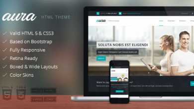Photo of [Download-S2] Aura v1.8.4 - HTML Responsive Multipurpose Template