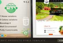 Photo of [Download-S2] The Farm House - One Page Organic Food, Fruit and Vegetables Products HTML5 Template