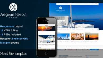 Photo of [Download-S2] Aegean Resort - Responsive Hotel Template