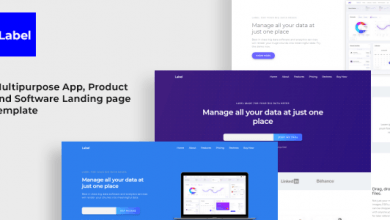 Photo of [Download-S2] Label Software and App Landing Page Template