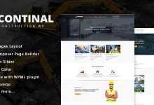 Photo of [Download-S2] Continal v1.4 - Construction & Business WordPress Theme