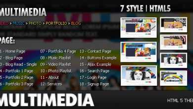 Photo of [Download-S2] Multimedia - Themeforest Music, Video, Picture, Blog HTML 5