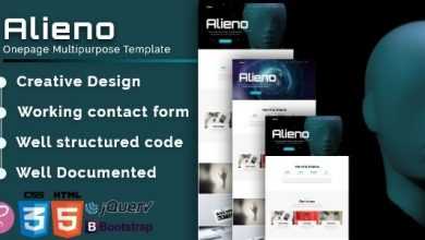 Photo of [Download-S2] Alieno v1.0 - Onepage Multipurpose Template