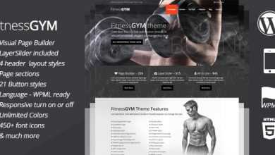 Photo of [Download-S2] FitnessGYM - WordPress Sport/Fitness Theme