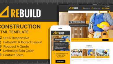 Photo of [Download-S2] ReBuild - Construction & Renovation HTML Template