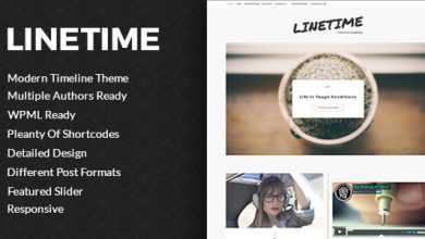 Photo of [Download-S2] LineTime - Modern Timeline Wordpress Blog Theme