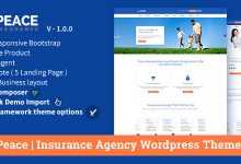 Photo of [Download-S2] Peace v2.5.5 - Insurance Agency WordPress Theme