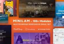 Photo of [Download-S2] Minilam - Responsive Email with 100+ Modules + MailChimp Editor + StampReady + Online Builder