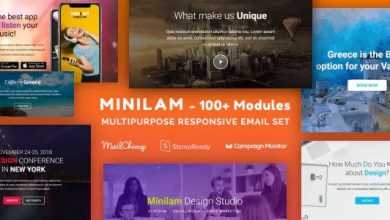 Photo of [Download-S2] Minilam - Responsive Email with 100+ Modules + MailChimp Editor + StampReady + Online Builder