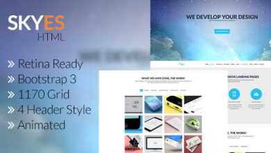 Photo of [Download-S2] Skyes - Codegrape Multiporpose Retina HTML5 Template