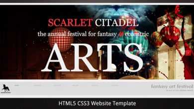 Photo of [Download-S2] Scarlet Citadel – Bright Scrollable Event Web Flyer