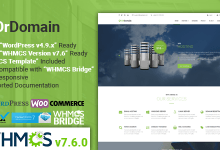 Photo of [Download-S2] OrDomain v2.5 - Responsive WHMCS Hosting WordPress Theme