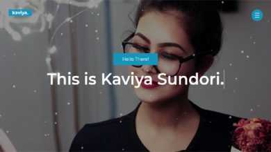 Photo of [Download-S2] Kaviya - Portfolio HTML Template