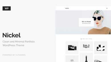 Photo of [Download-S2] Nickel v1.0 - Minimalist Portfolio WordPress Theme