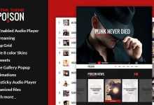 Photo of [Download-S2] Poison - Themeforest Music HTML One Page Template